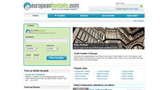 Desktop Screenshot of europeanhostels.com